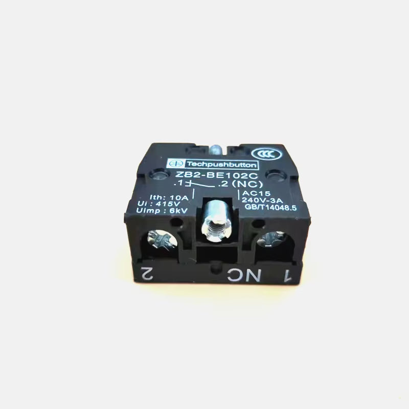 22Mm XB2-BC21 BC31 BC51 NO XB2-BC42 NC Mushroom Head Push Button Switch Momentary Self-Reset 10A/660V