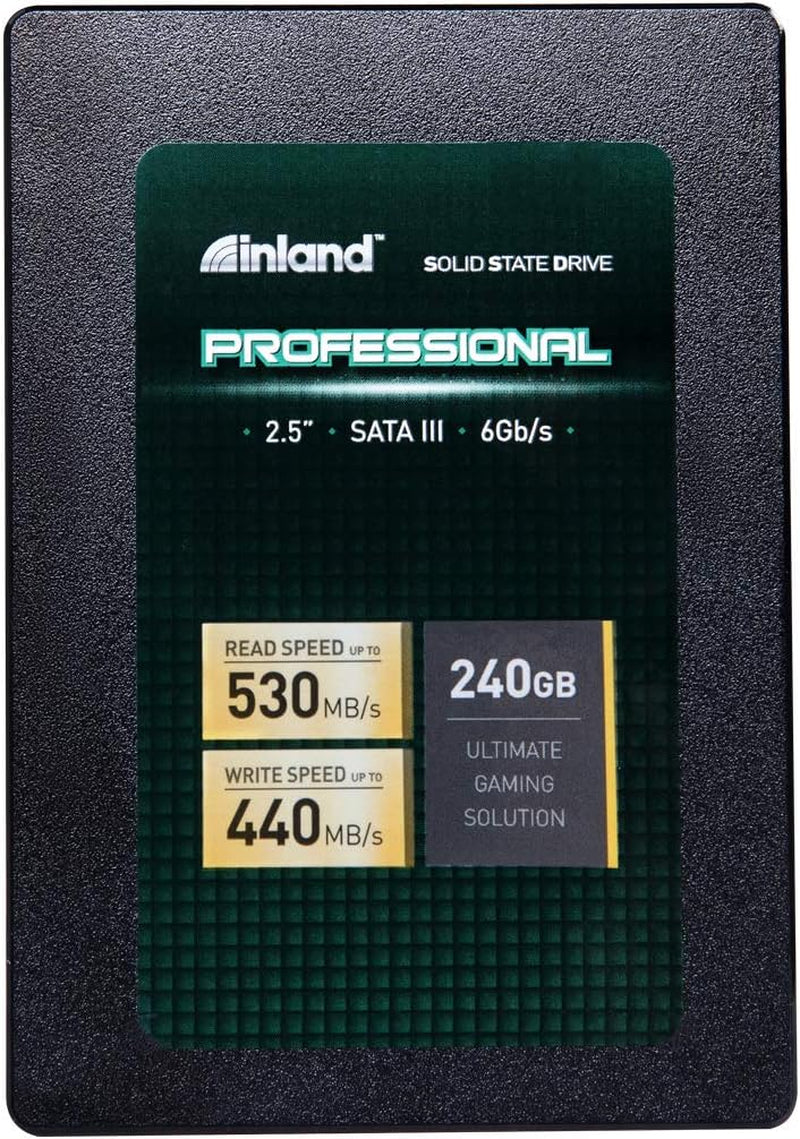 Professional 240GB SSD 3D NAND SATA III 6Gb/S 2.5" 7Mm Internal Solid State Drive (240G)