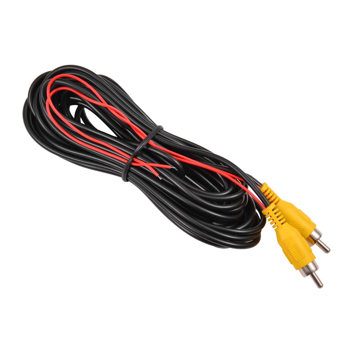 Backup Camera RCA Video Cable,Car Reverse Rear View Parking Camera Video Cable with Detection Wire (33FT/10 Meters)