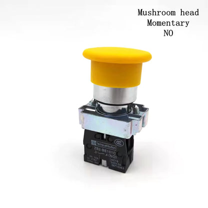 22Mm XB2-BC21 BC31 BC51 NO XB2-BC42 NC Mushroom Head Push Button Switch Momentary Self-Reset 10A/660V