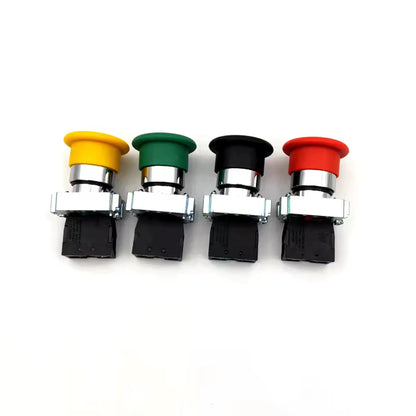 22Mm XB2-BC21 BC31 BC51 NO XB2-BC42 NC Mushroom Head Push Button Switch Momentary Self-Reset 10A/660V